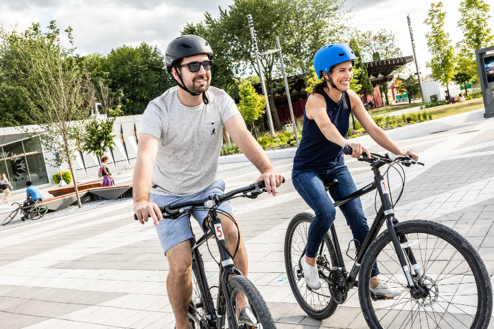 Location de vélos au Parc Jean-Drapeau