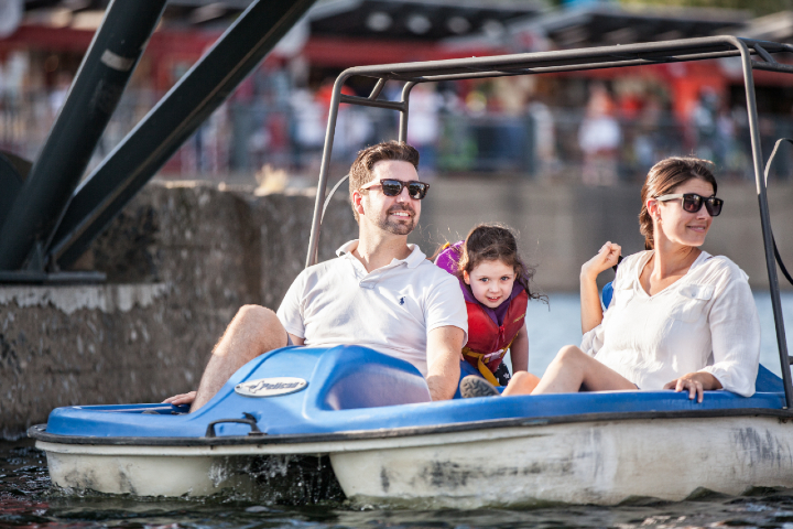 Balade en pédalo Vieux-Port de Montréal