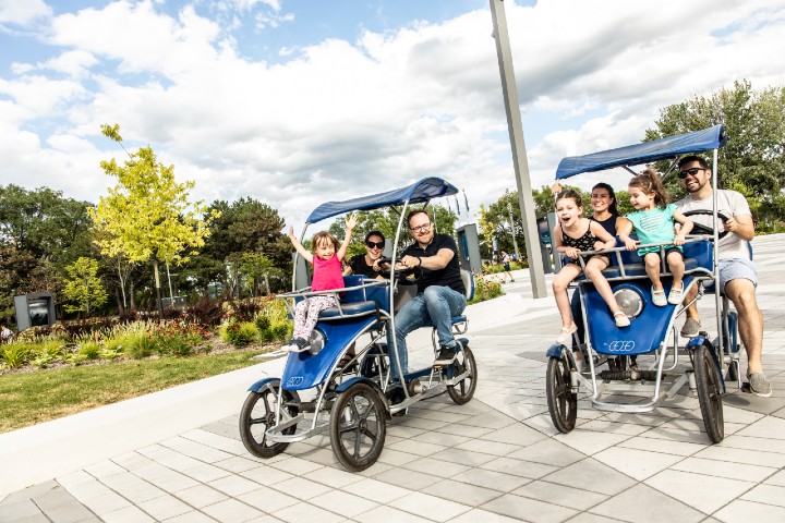 Location quadricycle Parc Jean-Drapeau