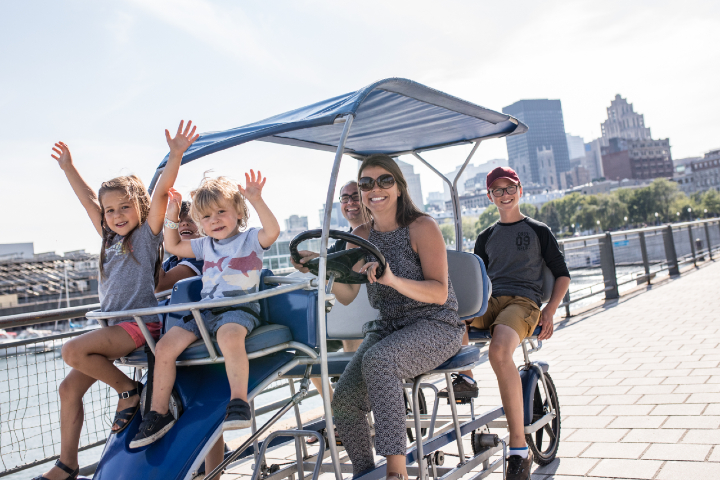 Quadricycle au Vieux-Port de Montréal