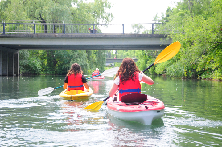 Visite kayak parc Jean-Drapeau